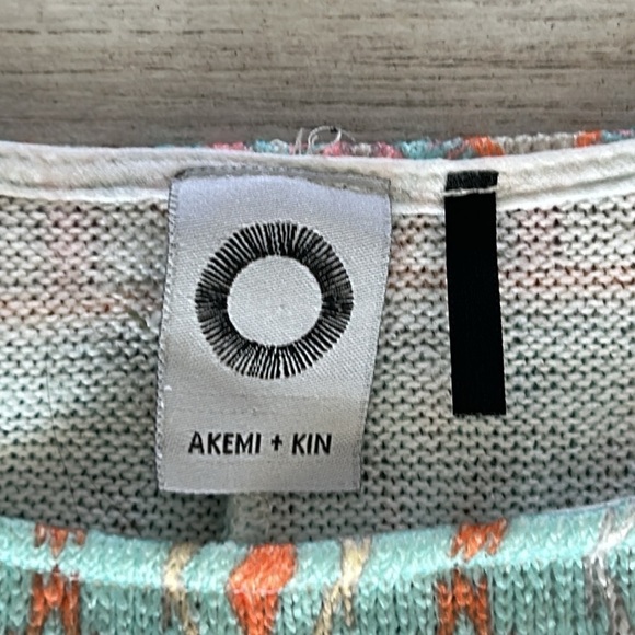 Anthropologie Akemi + Kin Morgana aztec shirt size medium - Picture 4 of 7